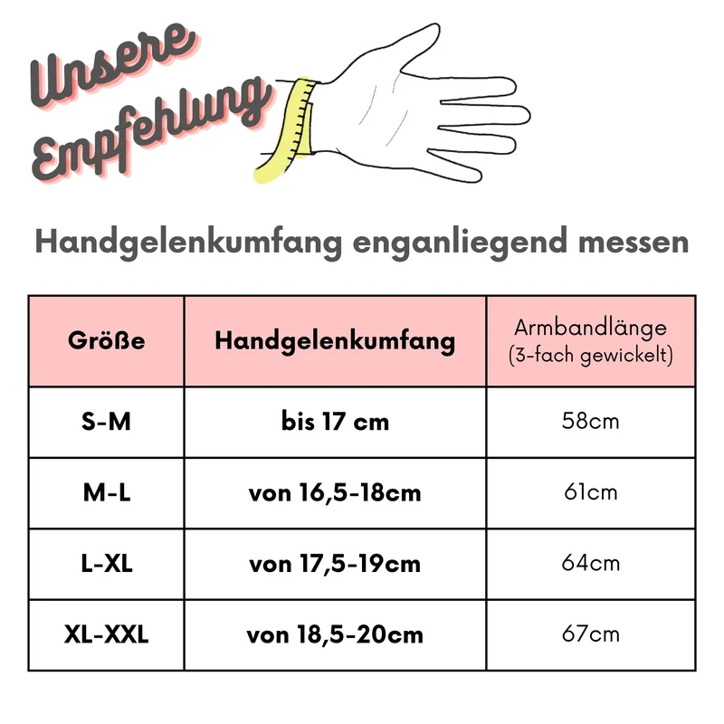 Wickelarmband aus Leder mit Magnetverschluss