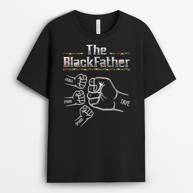 The Blackfather / The Blackmother - Personalisiertes Geschenk | Mama Papa Shirt