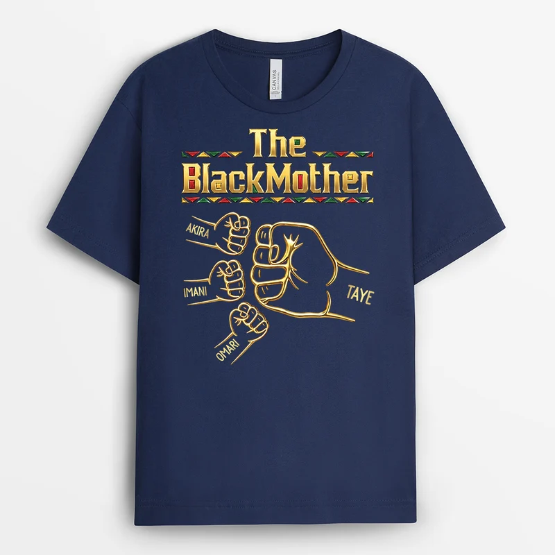 The Blackfather / The Blackmother - Personalisiertes Geschenk | Mama Papa Shirt