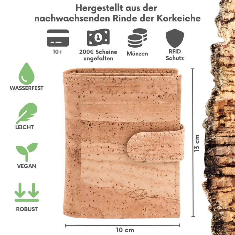 Kork-Geldbeutel Hime