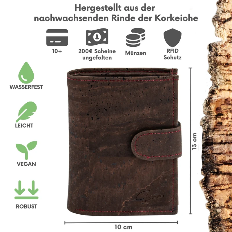 Kork-Geldbeutel Hime