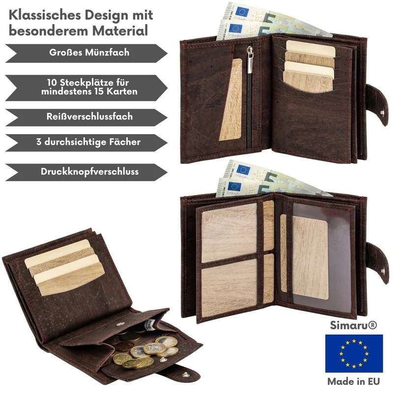 Kork-Geldbeutel Hime