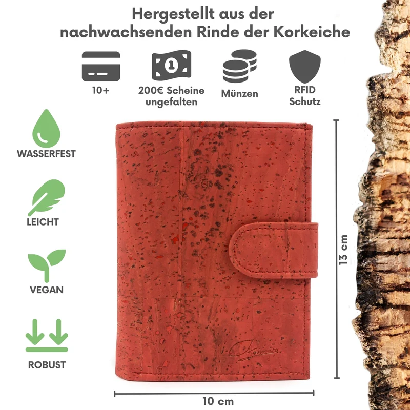 Kork-Geldbeutel Hime