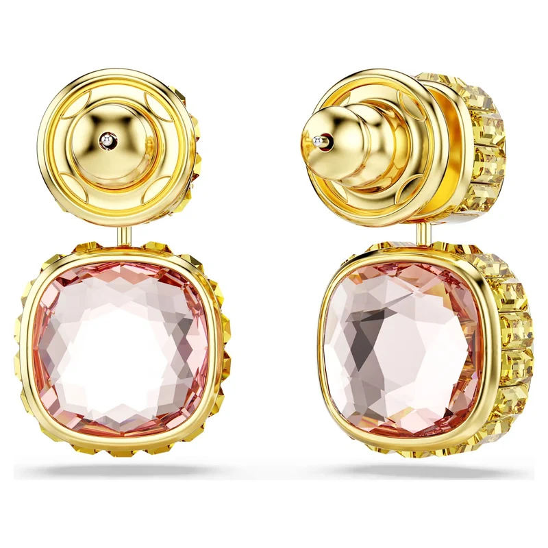 Swarovski Ohrringe Damen Chroma Drop multicolor goldfarben 5692492