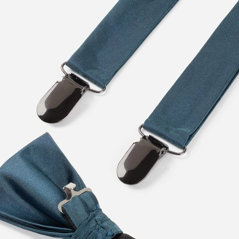 PIPPO dark green uni – Herren-Accessoire-Set