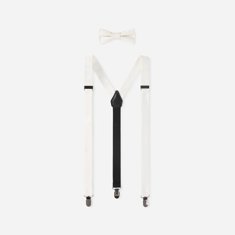 PIPPO champagner uni – Herren-Accessoire-Set