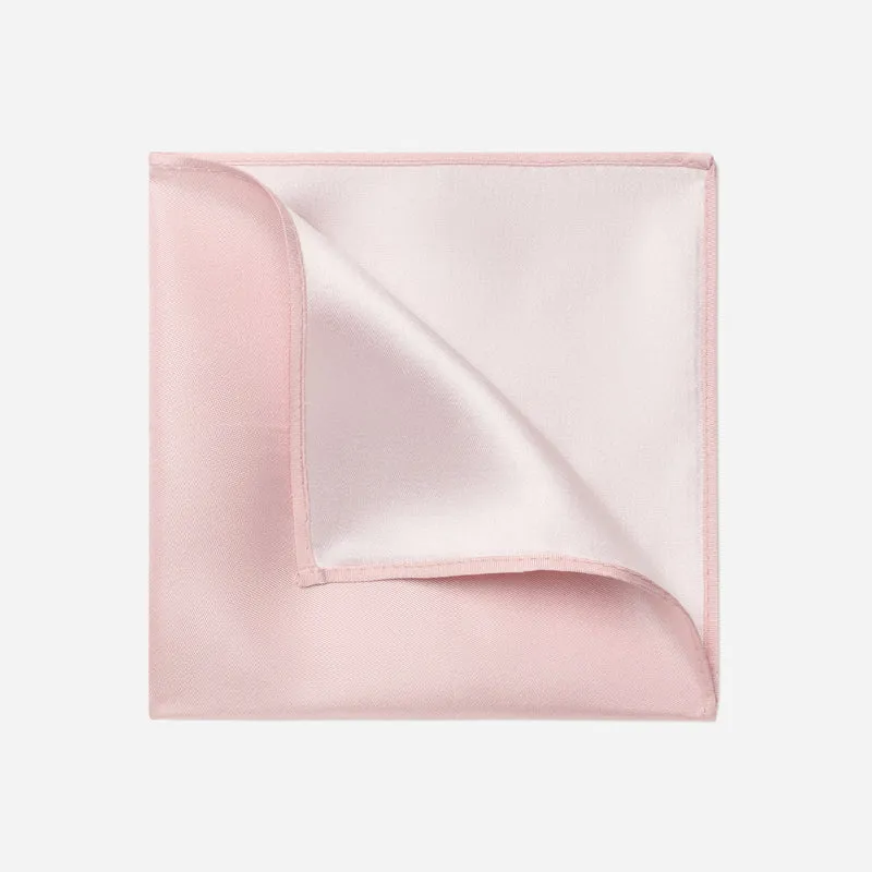 TILO rose uni – Seiden-Einstecktuch