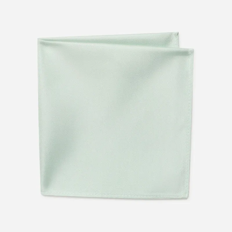 TILO mint uni – Seiden-Einstecktuch