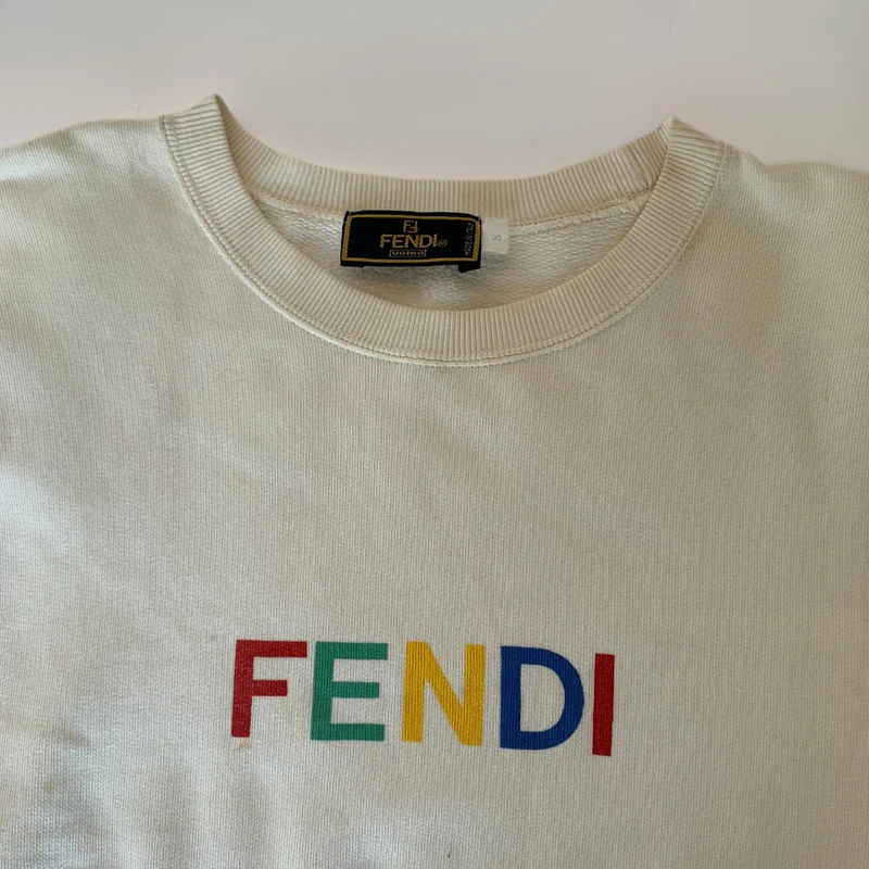 Fendi Pullover Mehrfarbig Baumwolle
