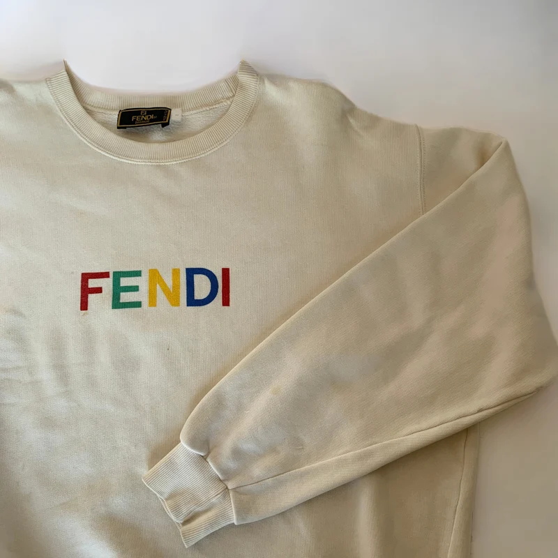 Fendi Pullover Mehrfarbig Baumwolle