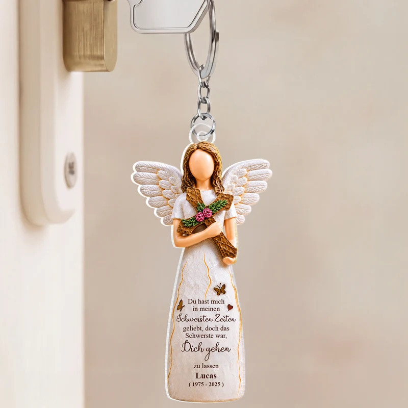 Wenn Liebe Allein Dich Hätte Bei Uns Halten Können - Acryl Schlüsselanhänger Personalisiert Zur Erinnerung