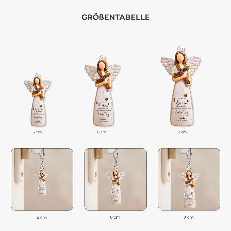 Wenn Liebe Allein Dich Hätte Bei Uns Halten Können - Acryl Schlüsselanhänger Personalisiert Zur Erinnerung