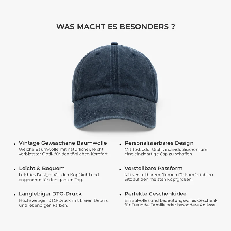 Ich Repariere Dinge Und Ich Weiß Bescheid - Personalisiertes Geschenk | Washed Cap Opa Papa