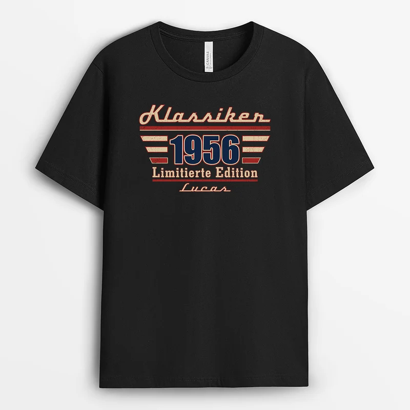 Klassiker Limitierte Edition - Opa Papa Shirt Personalisiert Retro