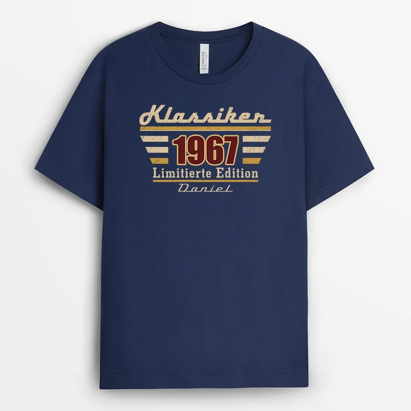Klassiker Limitierte Edition - Opa Papa Shirt Personalisiert Retro