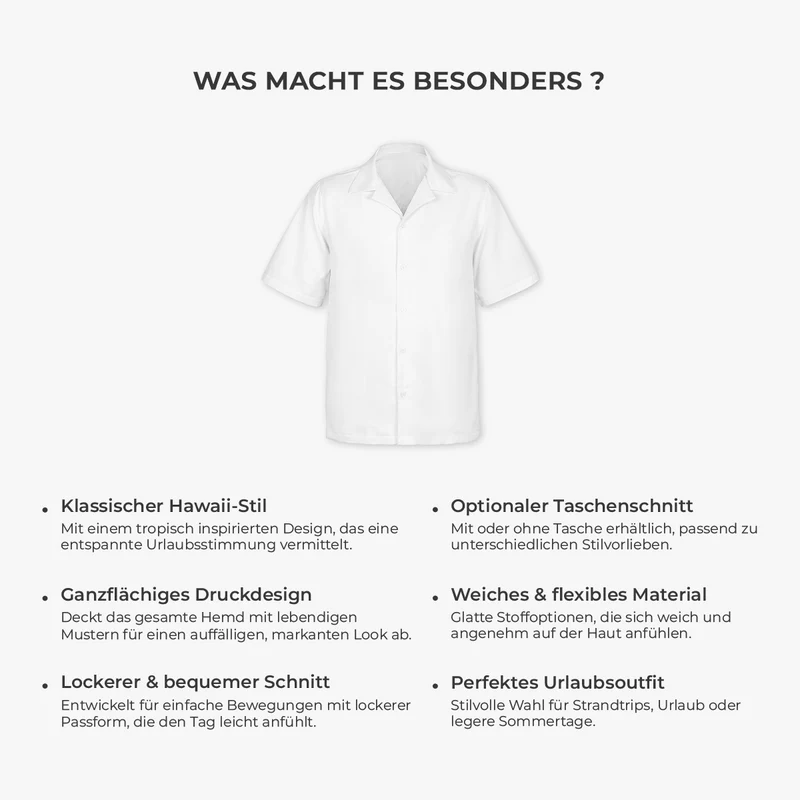 Hawaiihemd Mit Mehreren Gesichtern & Namen - Personalisiertes Geschenk | Hawaiihemd