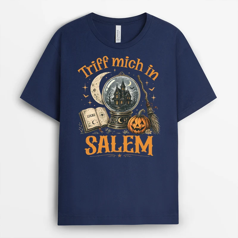 Triff Mich In Salem - Personalisiertes Geschenk | Halloween Shirt