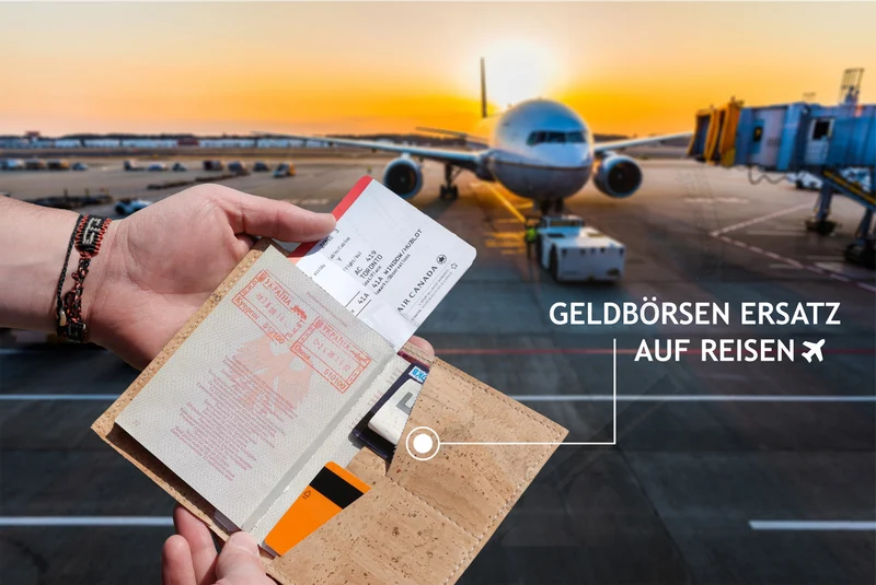 Reisepasshülle aus Kork