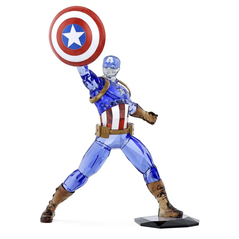 Swarovski Figur Unisex Marvel Captain America Kristall Mehrfarbig 5676135