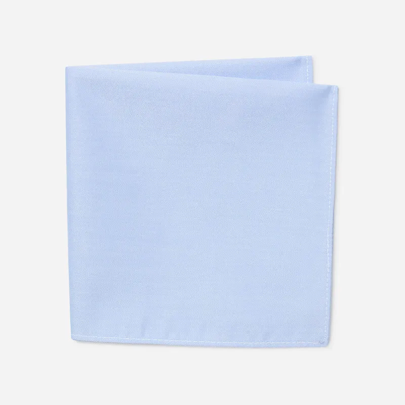 TOTO bleu uni – Baumwoll-Einstecktuch