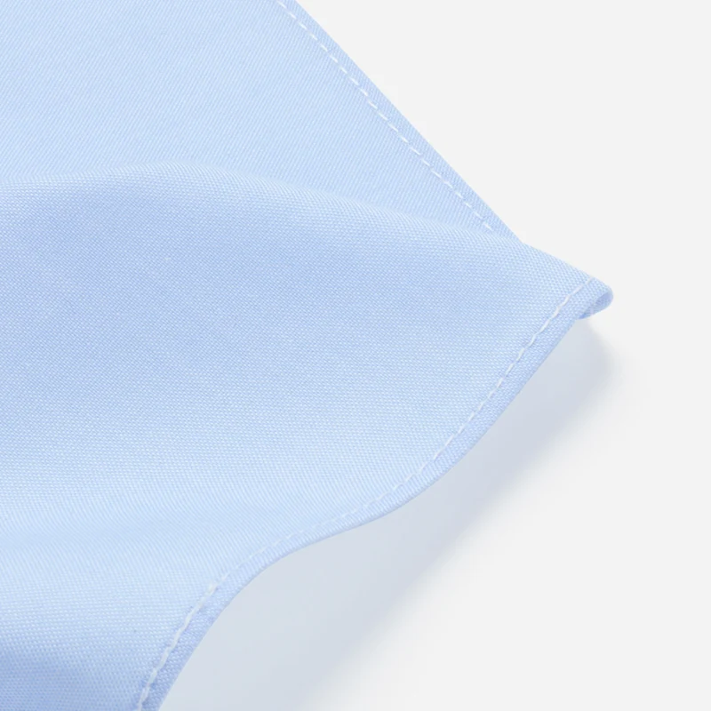 TOTO bleu uni – Baumwoll-Einstecktuch