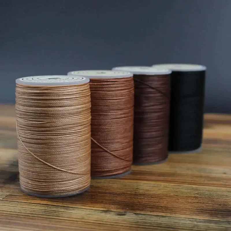 Gewachstes Nähgarn – 0,45 mm | Für Leder & DIY – 80 m