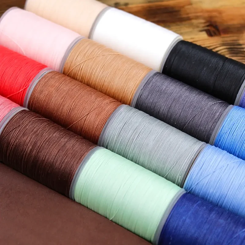 Gewachstes Nähgarn – 0,45 mm | Für Leder & DIY – 80 m