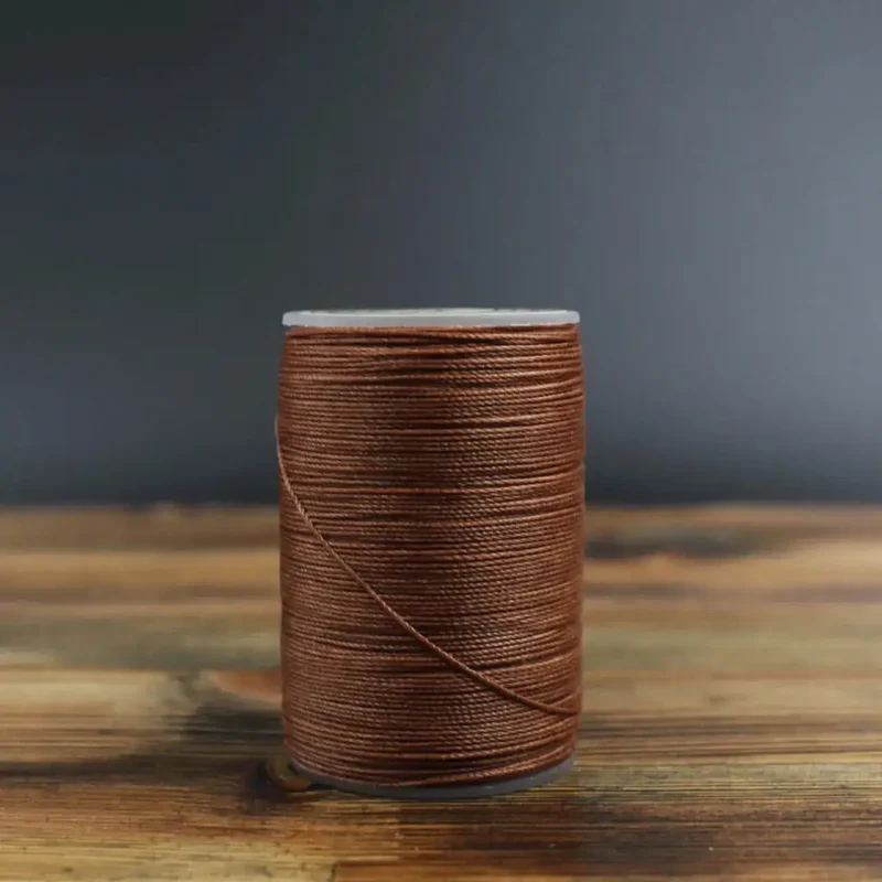 Gewachstes Nähgarn – 0,45 mm | Für Leder & DIY – 80 m
