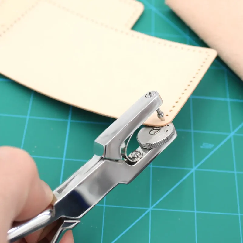 Ivan Leathercraft Lederstanze – 5 Lochgrößen aus Edelstahl für Leder