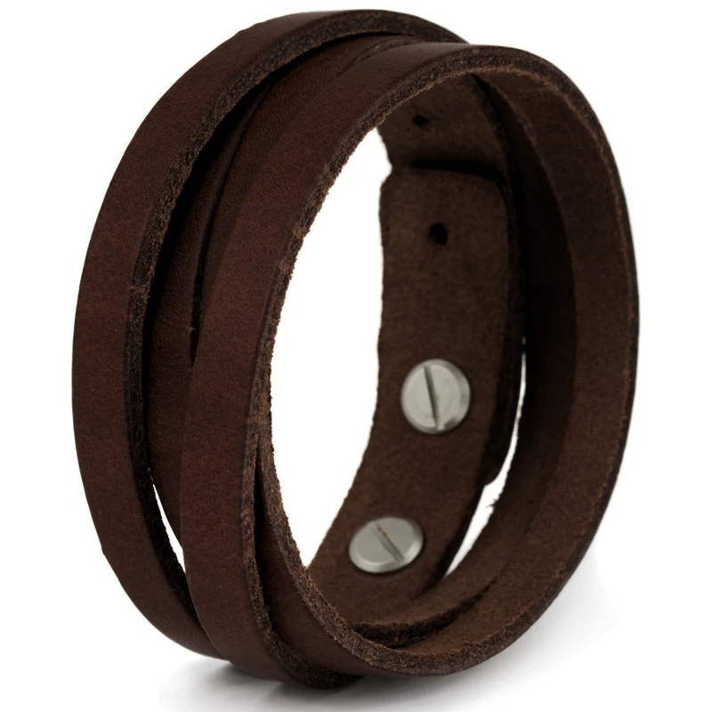 Lederarmband glatt