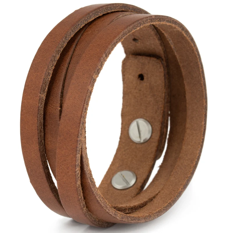 Lederarmband glatt