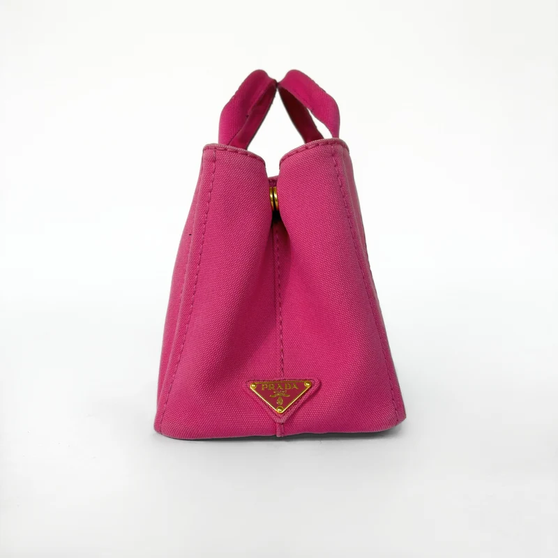 Prada Canapa Tote Small Canvas