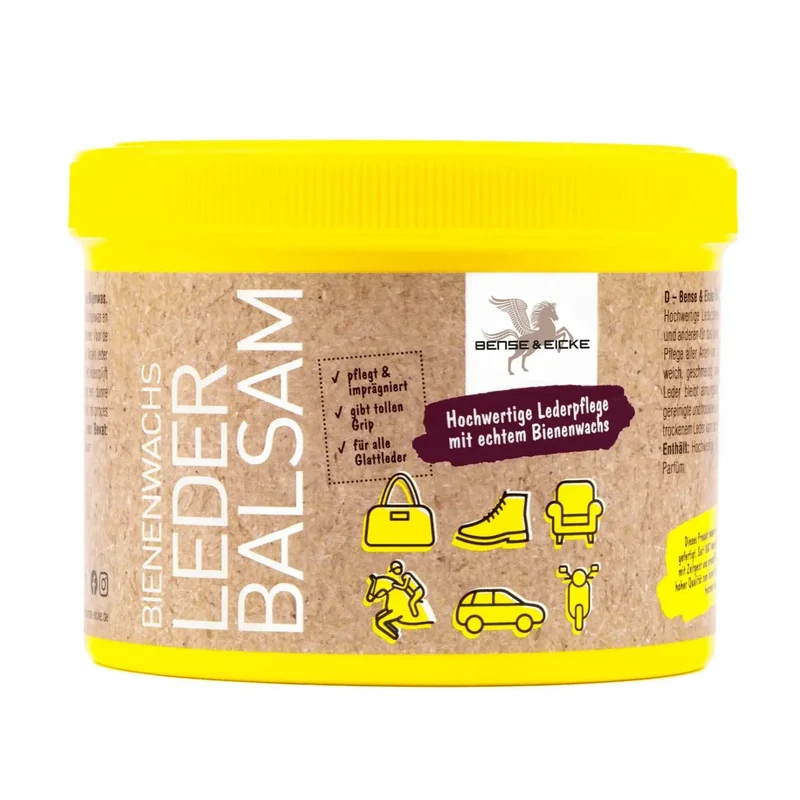 Bense & Eicke Lederbalsam mit echtem Bienenwachs 500 ml