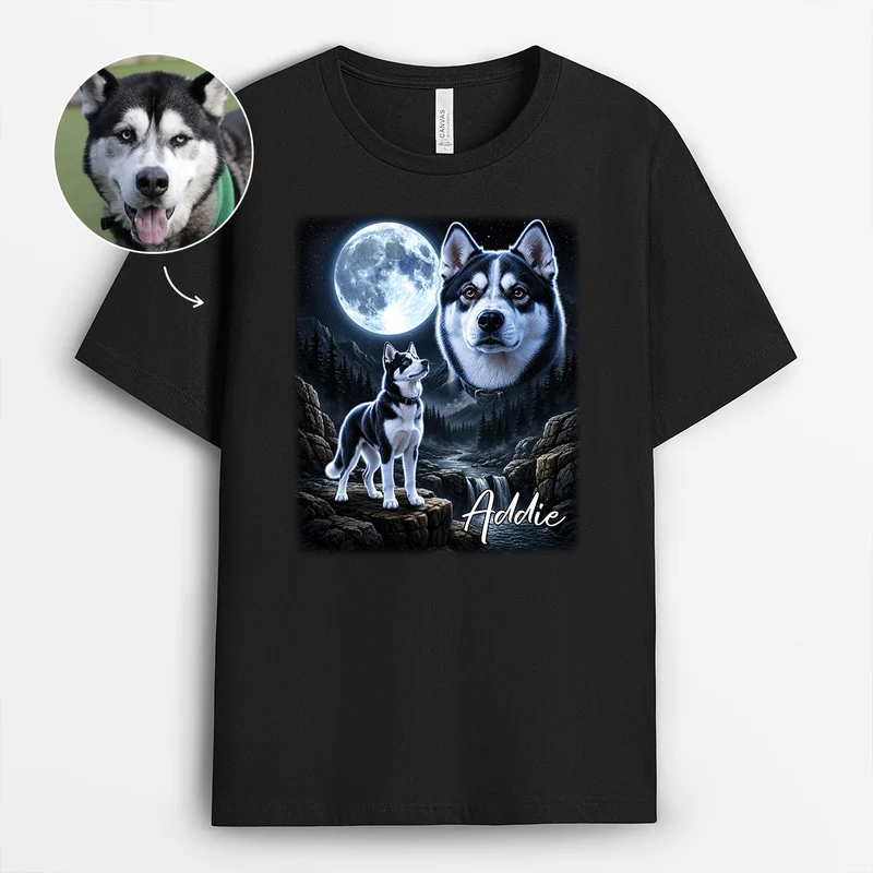 Haustier AI Bild Generator - Personalisiertes Geschenk | T Shirt Mit Bild