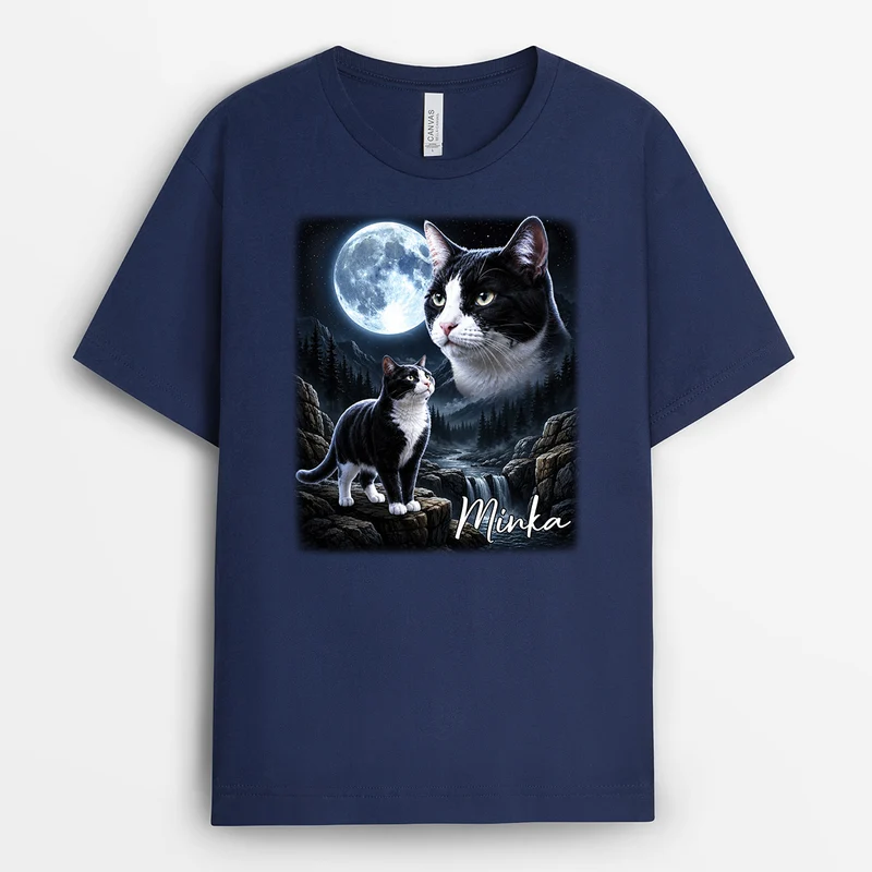 Haustier AI Bild Generator - Personalisiertes Geschenk | T Shirt Mit Bild