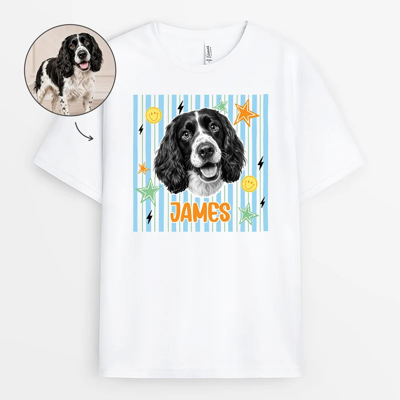 Haustier Shirt - Personalisiertes T Shirt Mit Bild Weiß