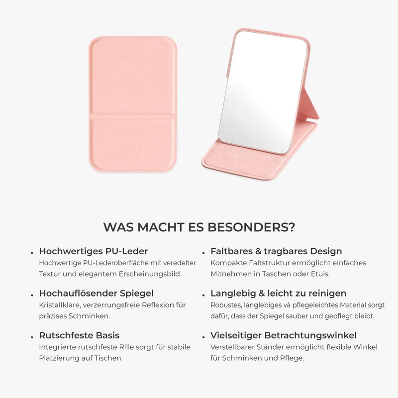 Mama Blumen & Schmetterlinge - Personalisierte Taschenspiegel Mama/Oma