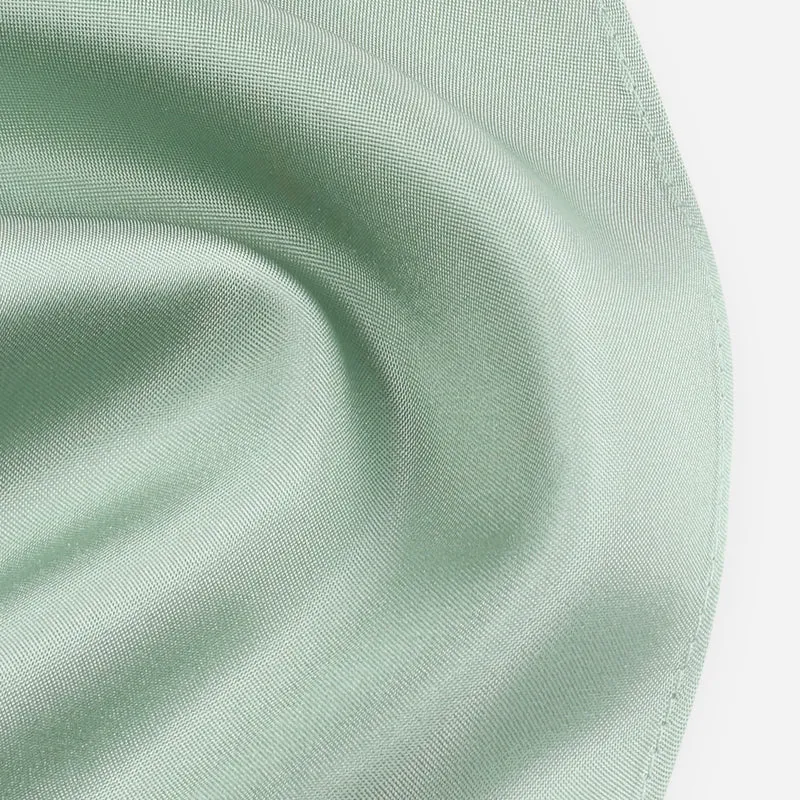 PELAGIO green uni – Fliege & Einstecktuch Set aus Seide