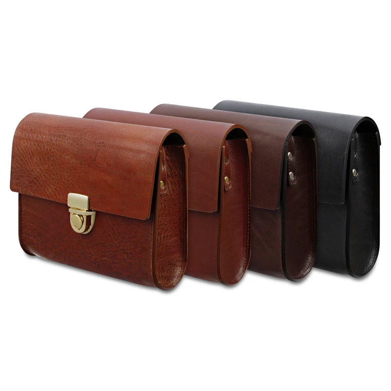 Brottasche „LOTTI“ in Gipsy Cognac - Handgemachte Damen Handtasche aus pflanzlich gegerbtem Leder