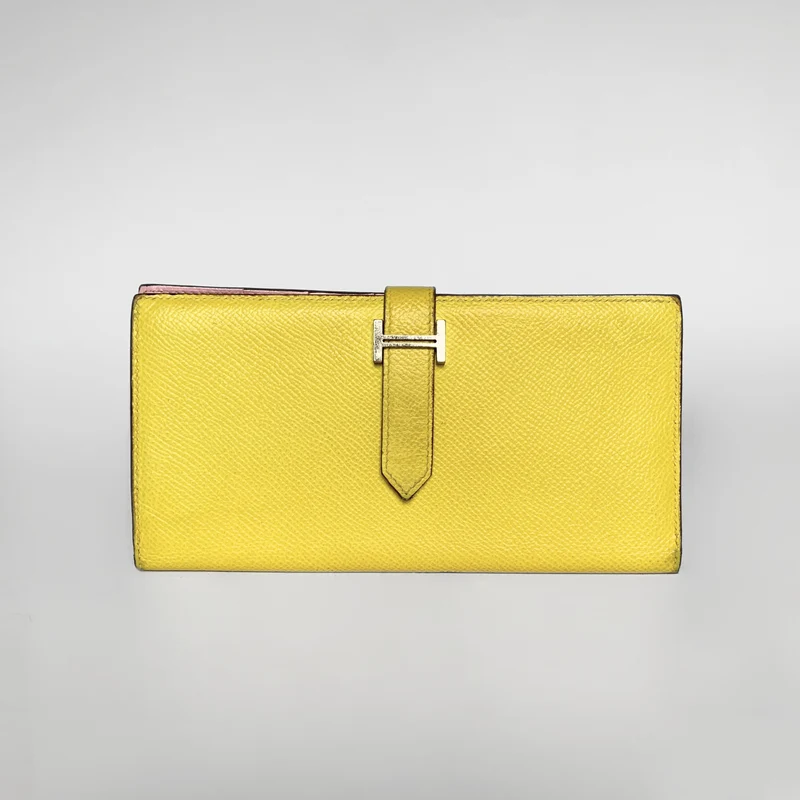 Hermès Bearn Geldbörse Epsom Leder