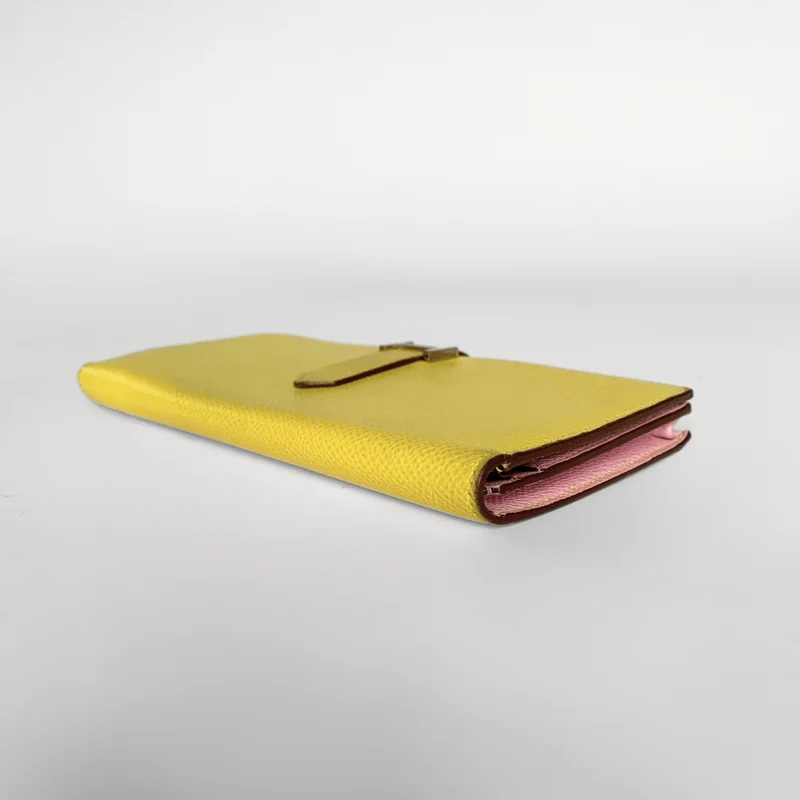 Hermès Bearn Geldbörse Epsom Leder