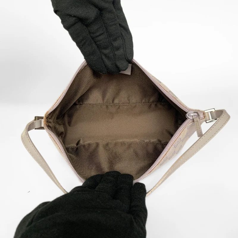 Gucci Boat Pochette Monogramm Leinwand