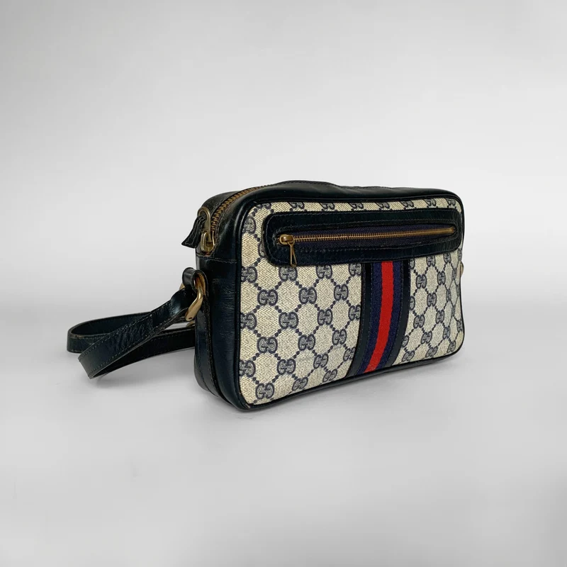 Gucci Supreme Umhängetasche aus Monogramm-Canvas
