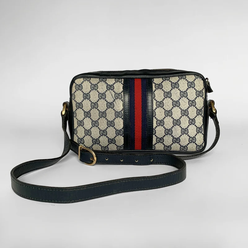 Gucci Supreme Umhängetasche aus Monogramm-Canvas