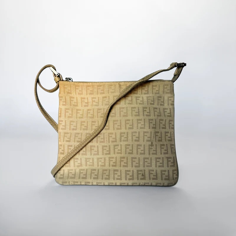 Fendi FF Umhängetasche Zucca Canvas