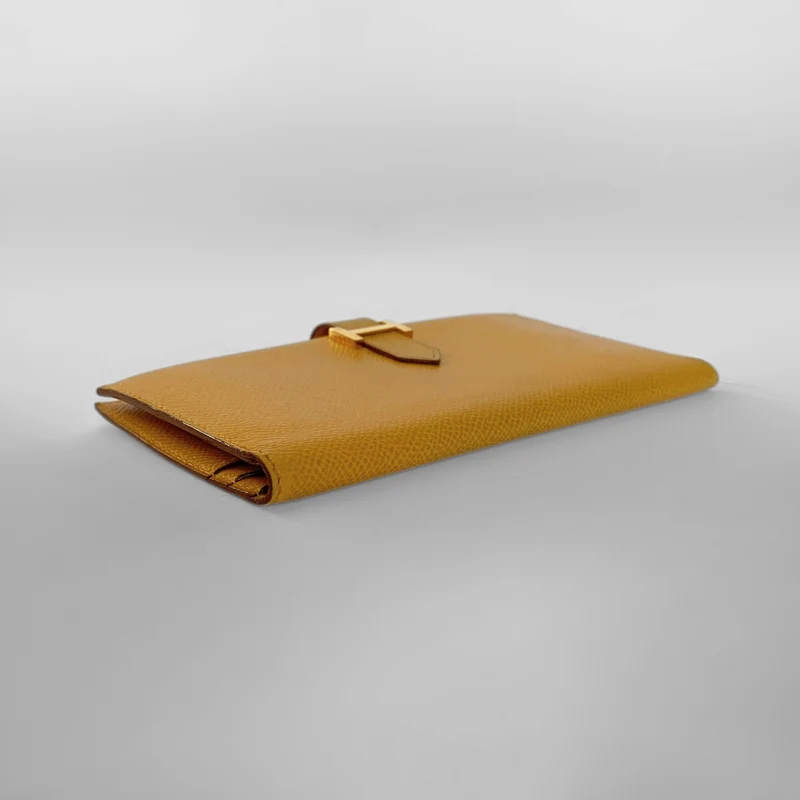 Hermès Bearn Geldbörse Epsom Leder