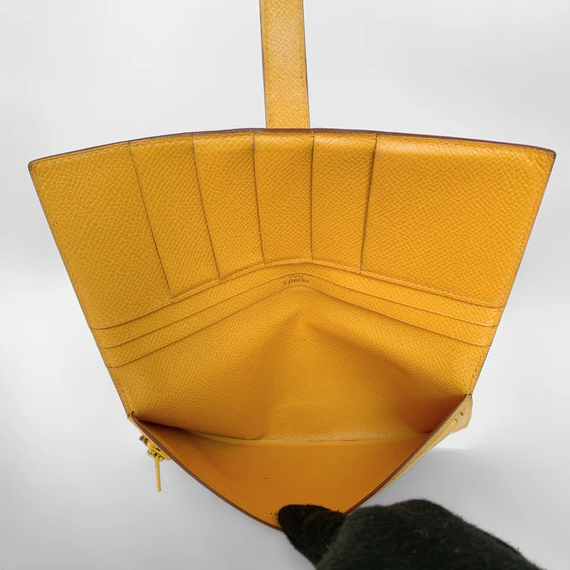 Hermès Bearn Geldbörse Epsom Leder