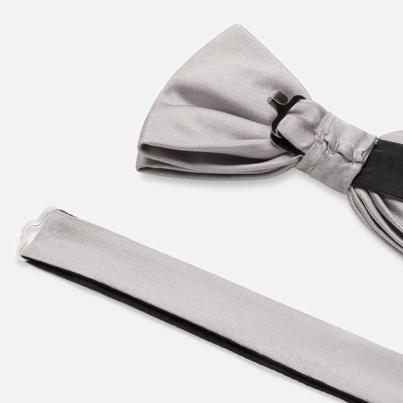 FREDERICO silver uni – Seidenfliege