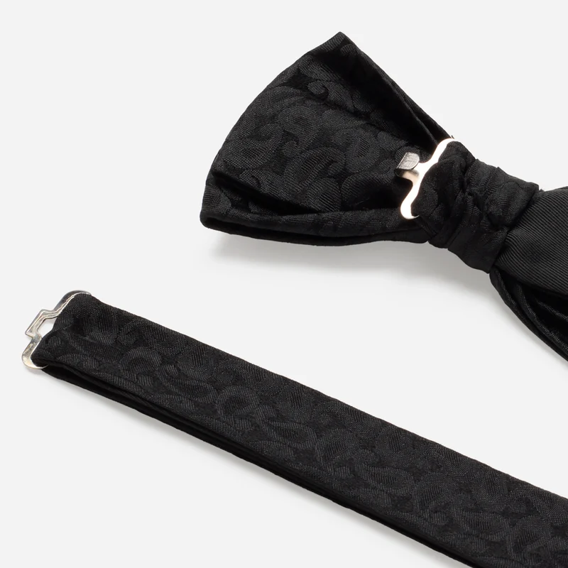 FAUSTO black paisley – Seidenfliege im Paisley-Dessin