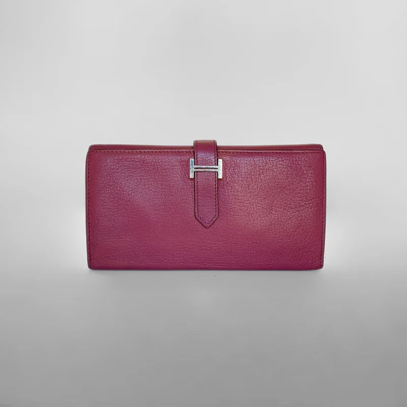 Hermès Bearn Geldbörse Epsom Leder